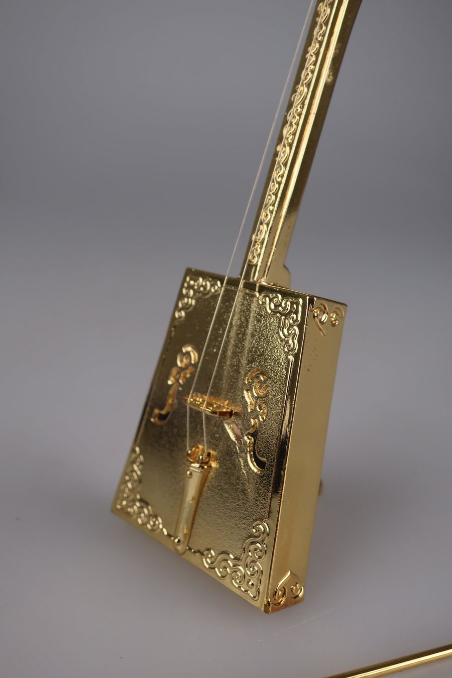 Statuette: Modell einer Morin Khuur Pferdekopfgeige – Usato da Volketswil venduto da brockipfannenstil 5