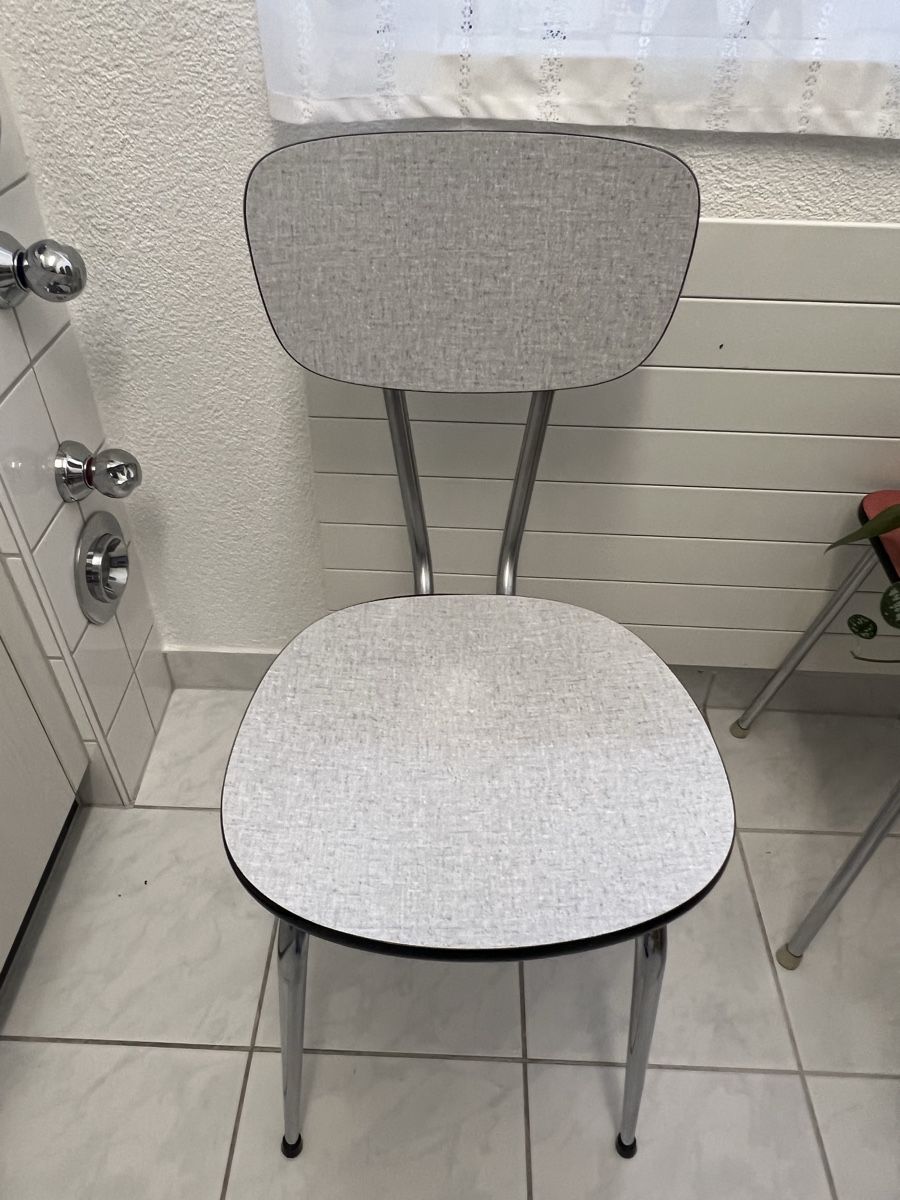 Sedie: Retro Chair Tubessor Grey Pattern – Usato da Zürich venduto da Isabel.