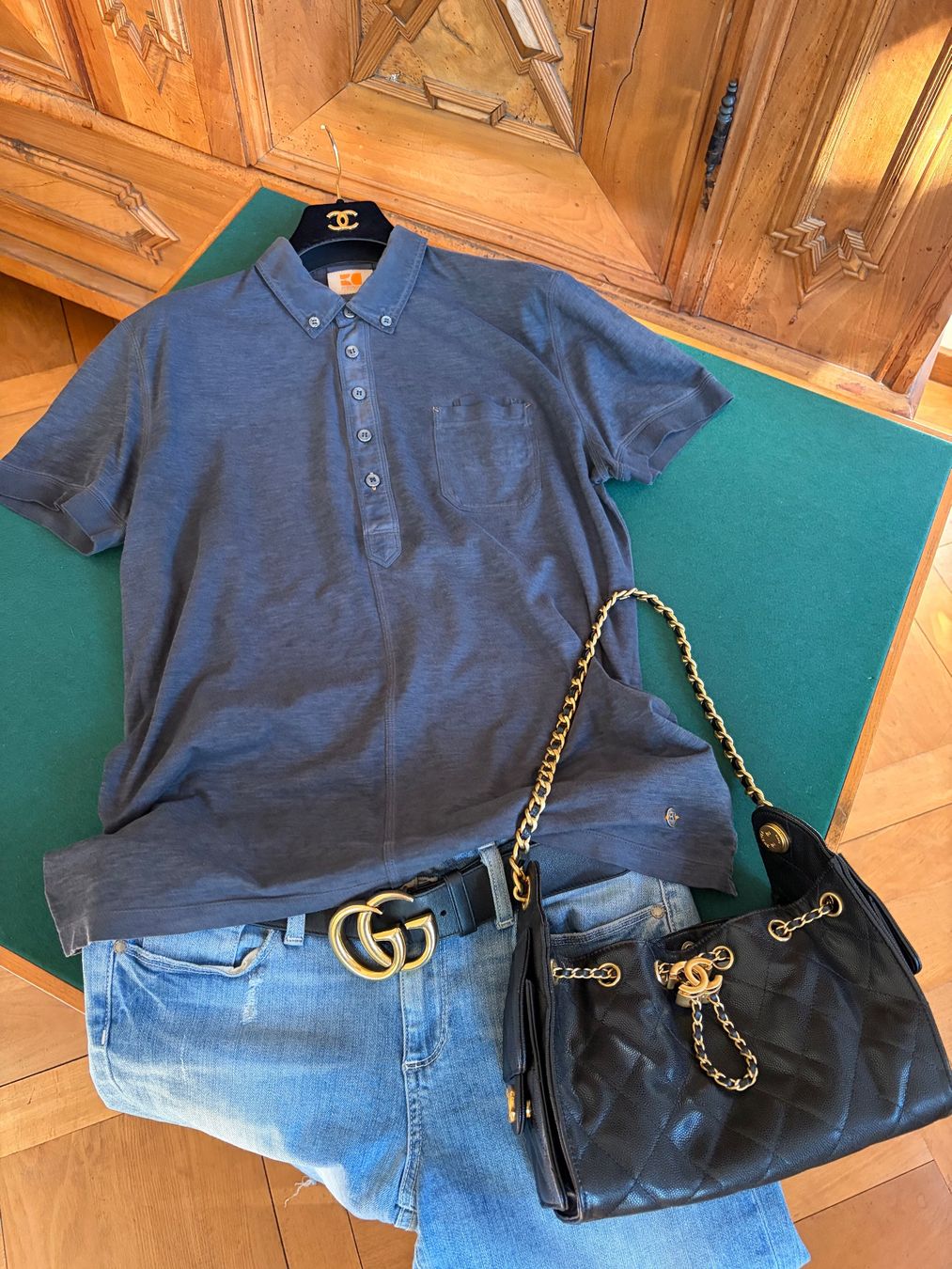 Hugo Boss Polo-Shirts: HUGO BOSS Poloshirt  Gr. M  Farbe: Blau zustand: perfect – Gebraucht aus Interlaken von Bona55 2