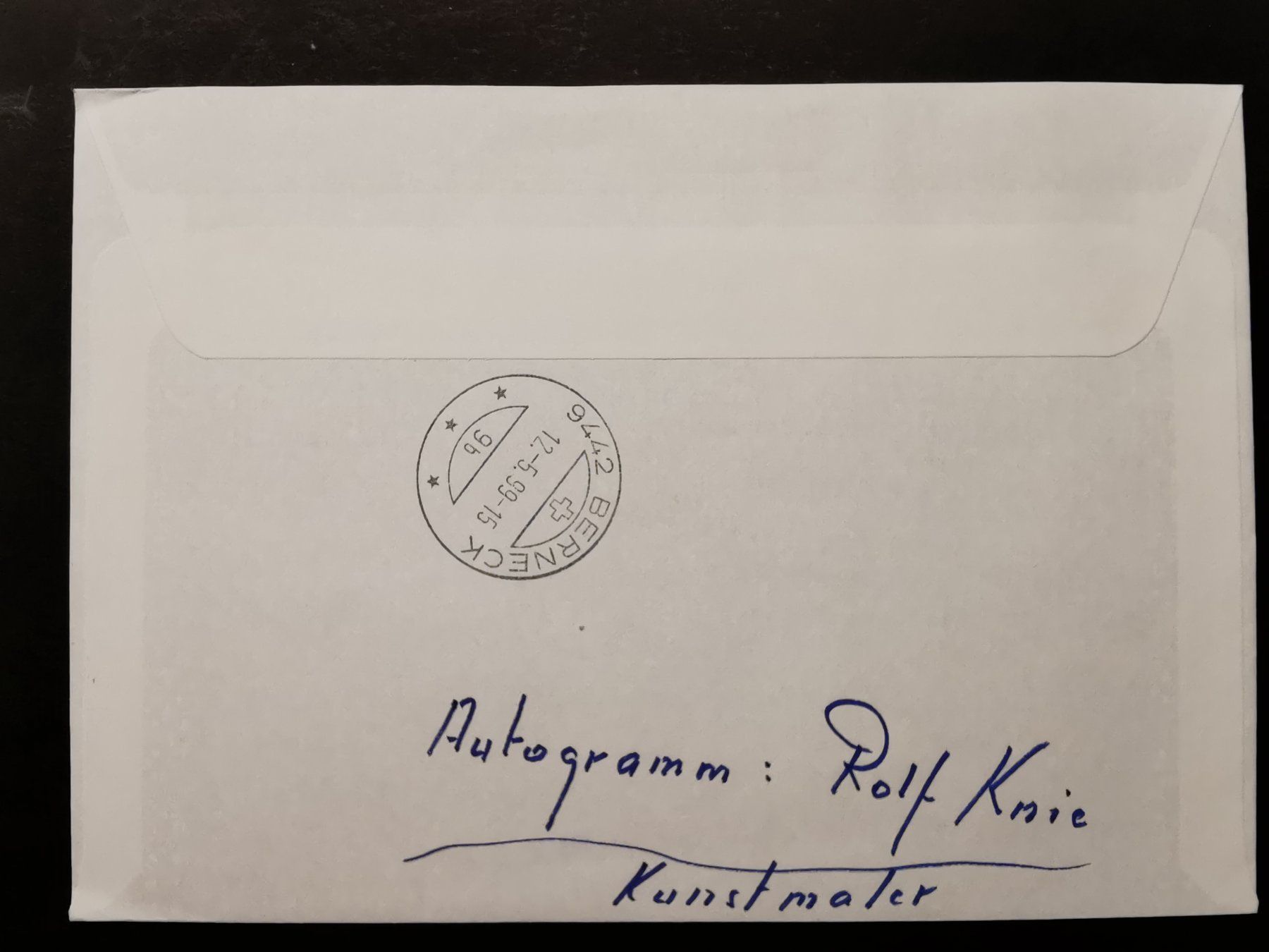Autografi: Rolf Knie Maler  Autogramm  SOS  Kinderdorf  1999 – Usato da Rheineck venduto da kat_7gld 1