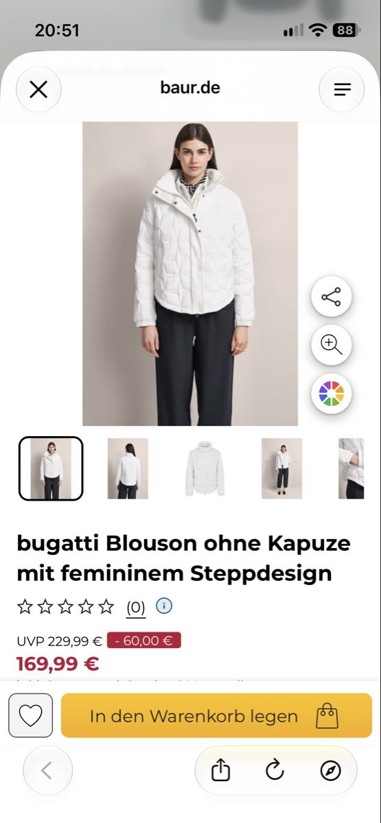 Bugatti Jacken: Bugatti dunkelblau Gr 34 Steppdesign – Neu (gemäss Beschreibung) aus Cham von kroti68 7
