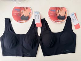 SLOGGI, Top ZERO FEEL, Grösse XS, Farbe Schwarz 2 Stück