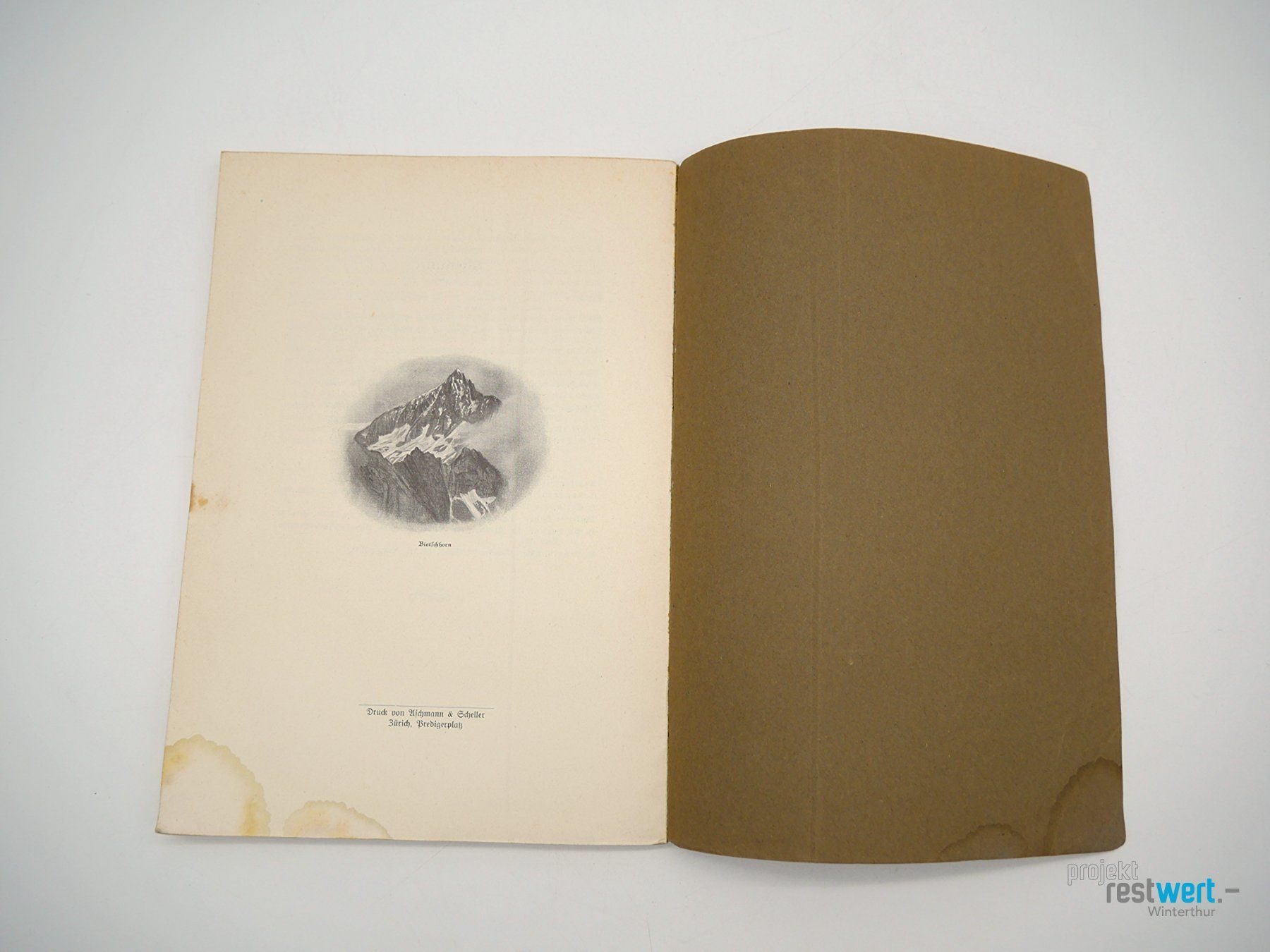 Bücher: F.G.STEBLER / "Sonnige Halden am Lötschberg." – Gebraucht aus Winterthur von Restwert_Winterthur 7
