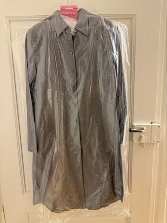 Blusenkleid Yazoo Seide grau Grösse 36 