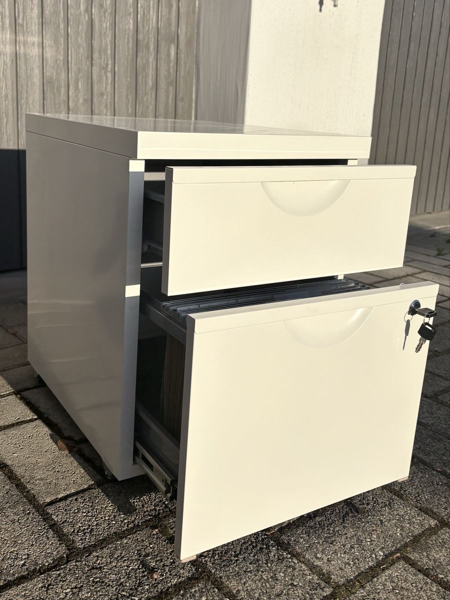 Ikea Banconi: Zwei Rollcontainer in Weiss – Usato da Maseltrangen venduto da JaKa14 3