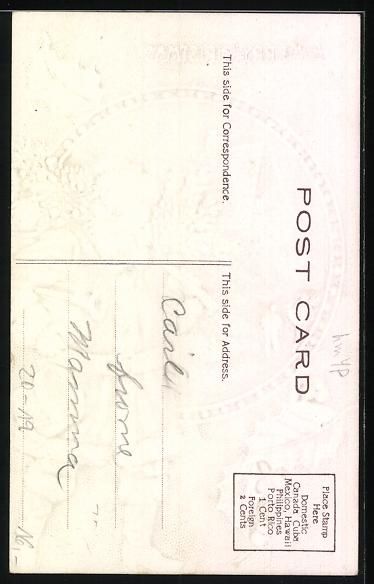 Cartoline postali: Präge-AK Weihnachtsmann mit Musikinstru – Usato da Berlin venduto da bartko-reher 1
