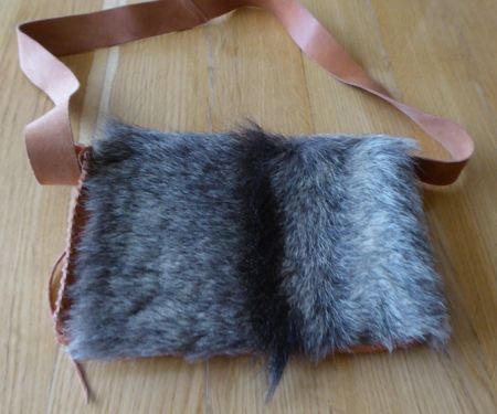Handtasche aus Gamsfell + Hirschleder aus Jagd in Graubünden