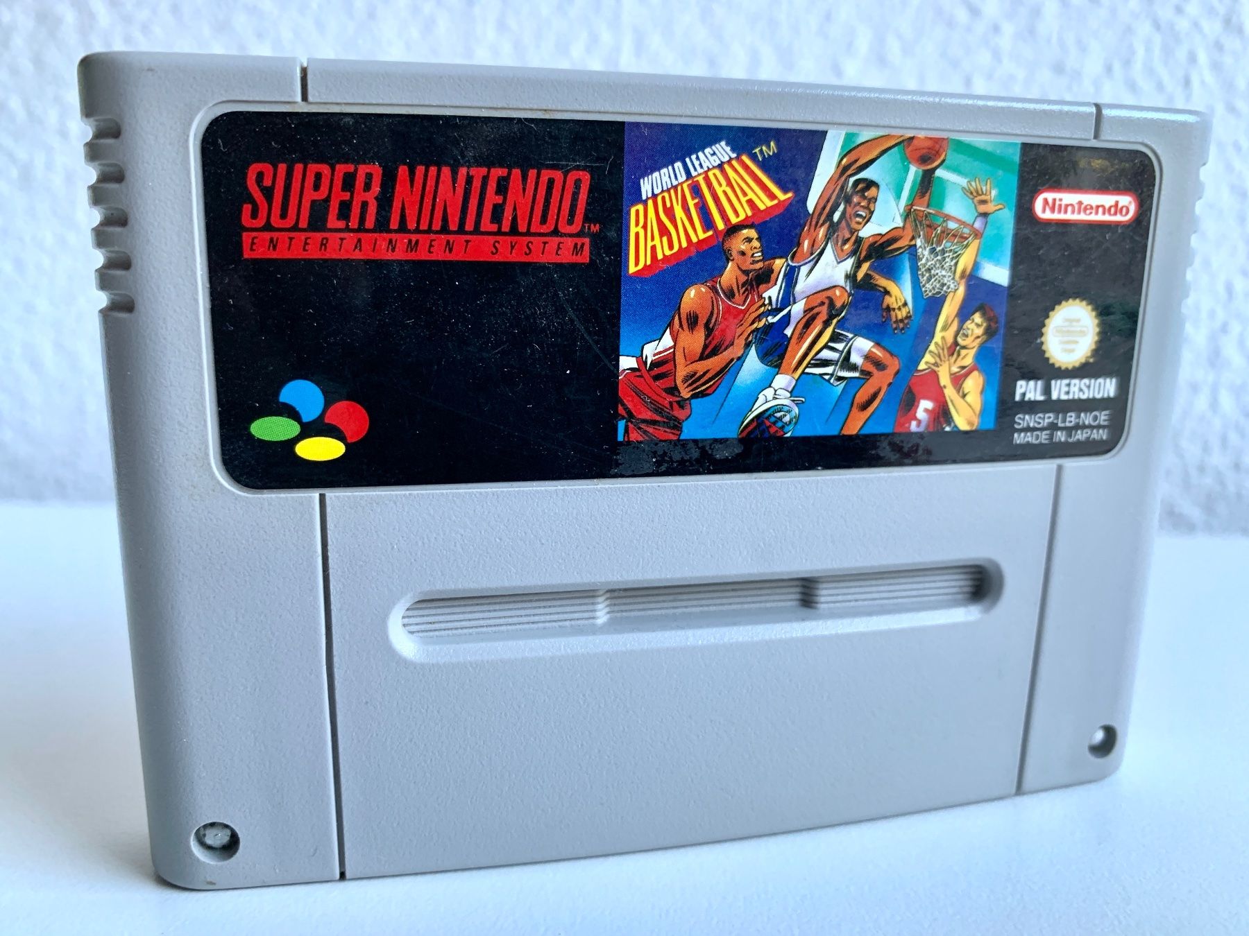 Nintendo Jeux: SNES World League Basketball – D'occasion à Kaiseraugst par Marsupower