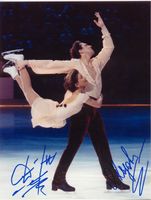Oksana Kazakova & Arthur Dimitriev Autogramm Foto 20x25cm