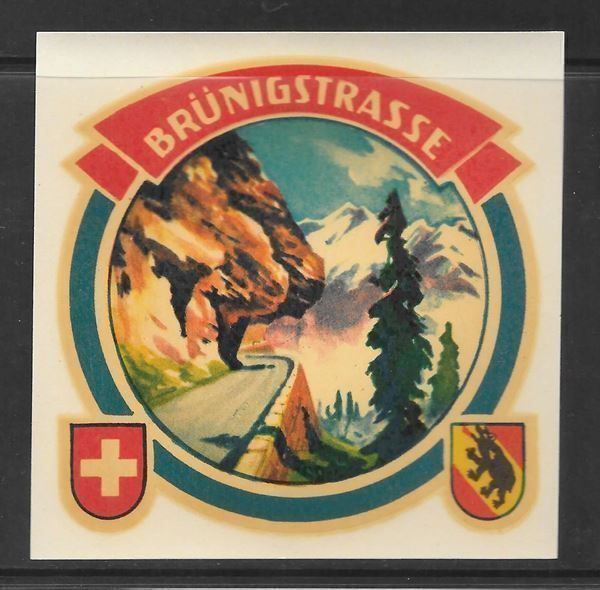 Ansichtskarten: Alter Kofferaufkleber Brünigstrasse – Neu (gemäss Beschreibung) aus Olten von clotaldi