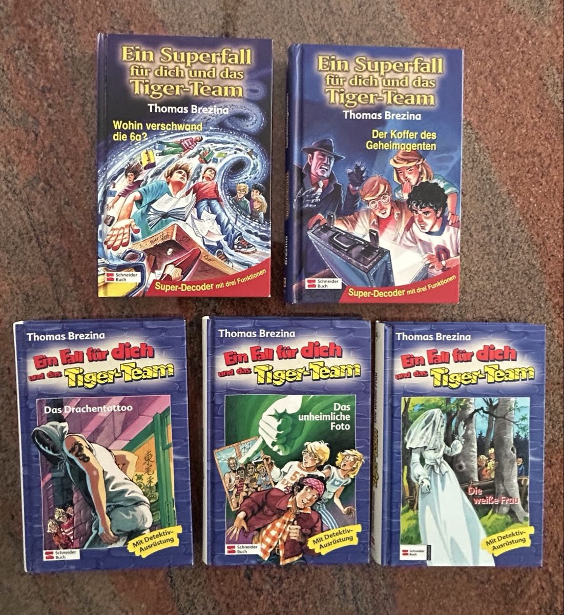 Libri: 5 Tiger Team Bücher Sammlung Thomas Brezina – Usato da Niederurnen venduto da Chr_ccd7
