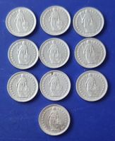 Silber 10x 50 Rp Serie 1958-1967