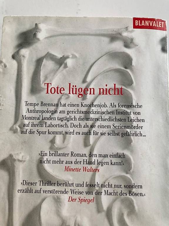 Bücher: Kathy Reichs – Gebraucht aus Oberegg von Modetrend1a 1