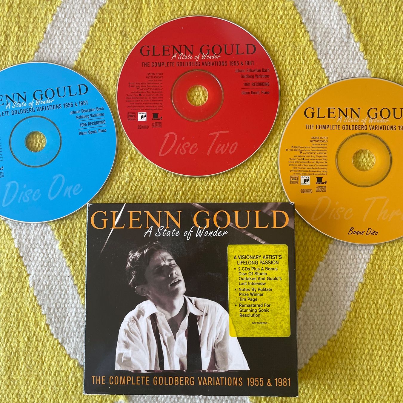 CD: GLENN GOULD-3CD BOX SET COMPLETE GOLDBERG VARIATIONS 56&81 – Usato da Rorschacherberg venduto da CD-Roli