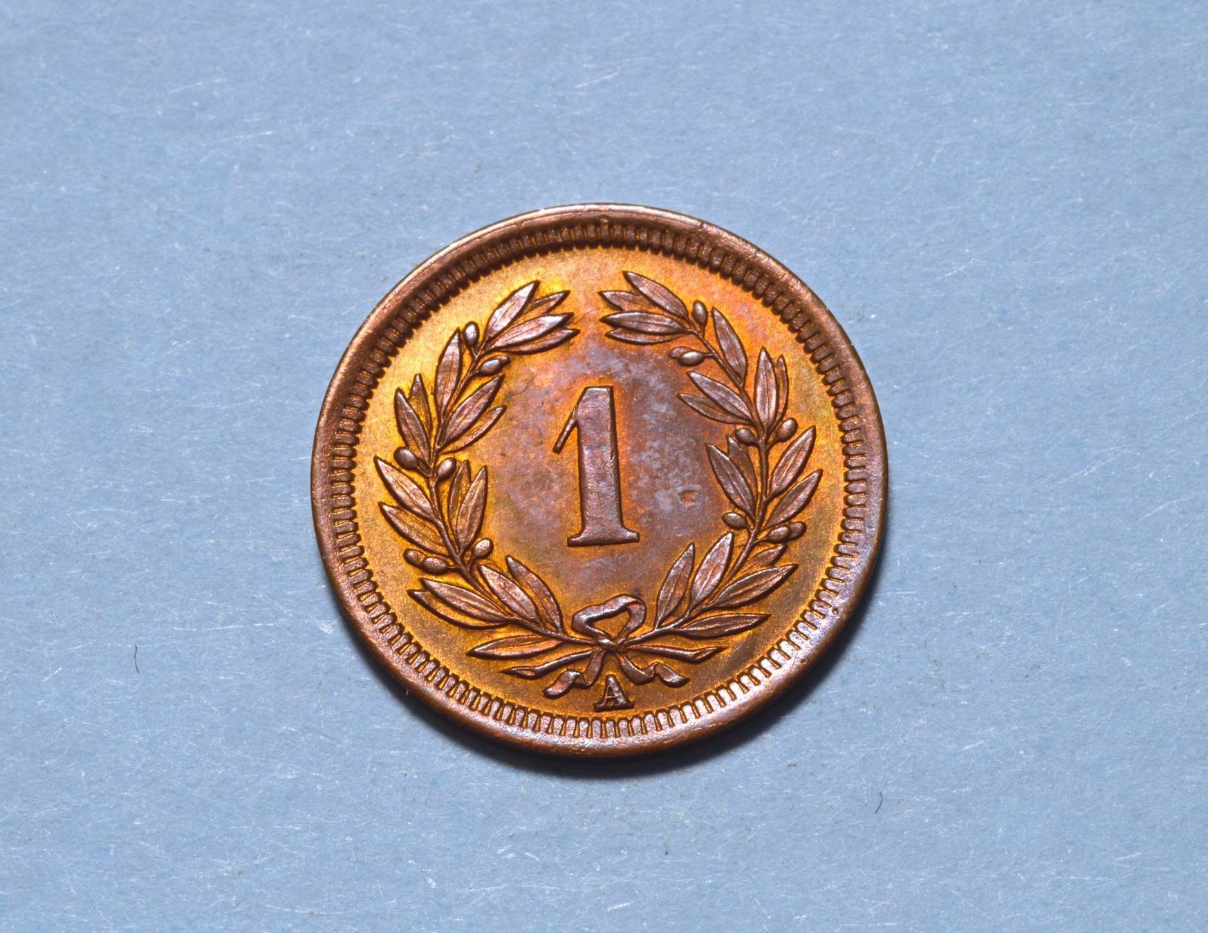 Tutti le monete: 1 Rappen 1851 – Usato da Oberglatt ZH venduto da dil_85sh 1