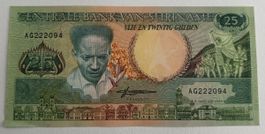 Suriname 25 Gulden 1988 Neuwertig