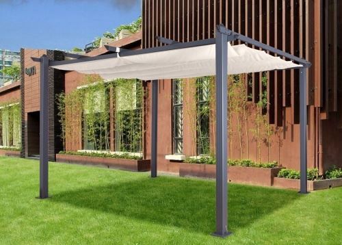 Tende & Padiglioni: Pavillon  Pergola Aluminium Luxor beige – Nuovo e nell'imballaggio originale da Herbertingen venduto da jet-line-e-trade 8
