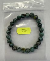 Türkis Armband Kugeln Naturstein.