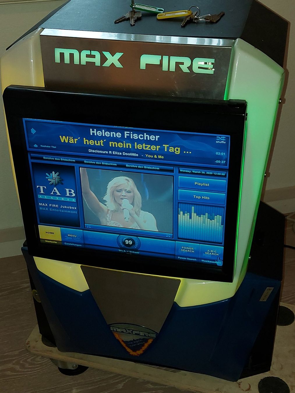 Spielautomaten: Musikbox MAX FIRE Video von TAB – Gebraucht aus Jona von Soldini 2