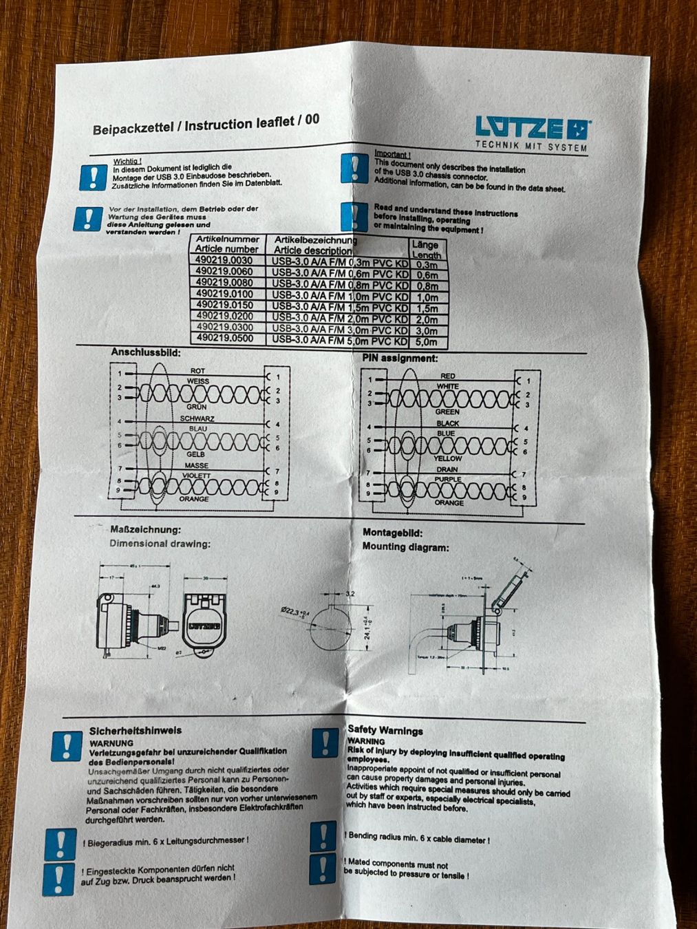 Componenti elettronici: 1Stück USB 3.0 Einbaubuchse – Nuovo e nell'imballaggio originale da Eggiwil venduto da Harleyman54 3