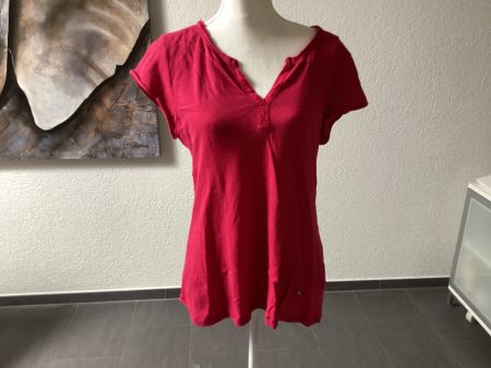 MOS Mosh Damen Leinen /Cotton T-Shirt Pink Gr. XL eher M