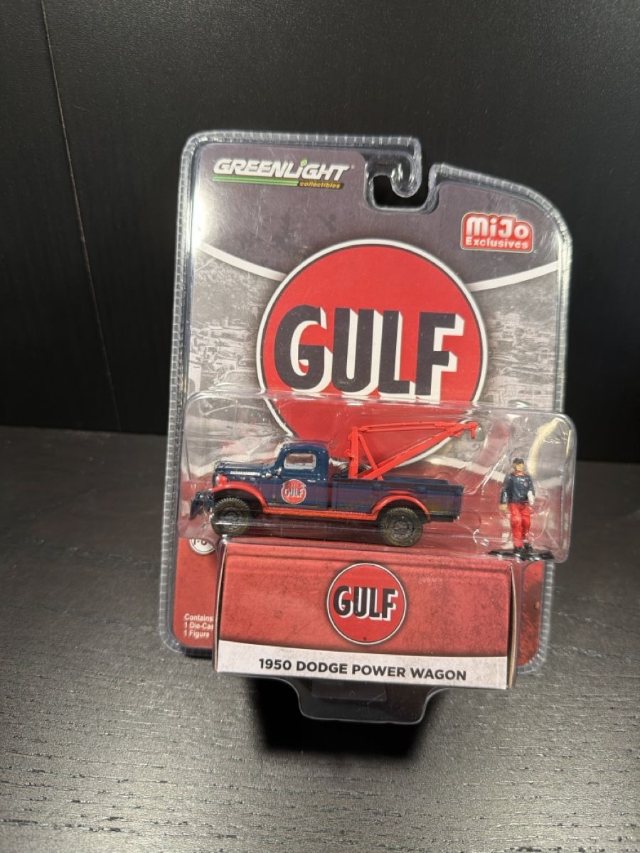 Greenlight Modellini d'auto: Greenlight Gulf 1950 Dodge Power Wagon – Nuovo e nell'imballaggio originale da Brunnen venduto da diecastflave