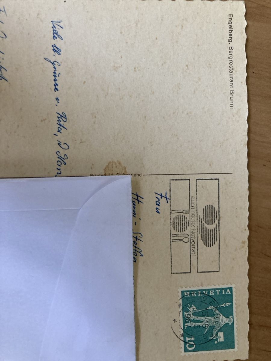 Cartes postales:  Engelberg Berggasthaus Brunni  – D'occasion à Schüpfheim par Seerose80 1