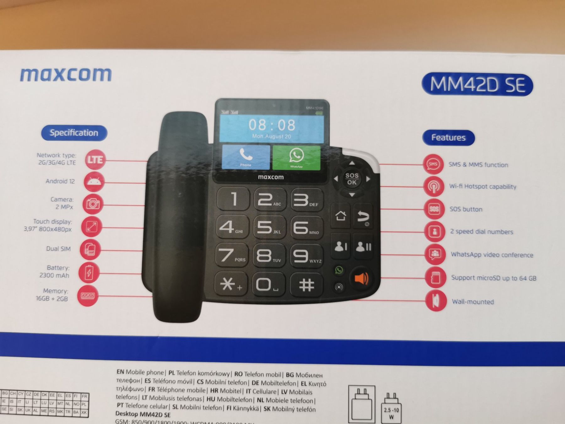 Telefoni: Maxcom Festnetztelefon 4G – Nuovo e nell'imballaggio originale da Triesenberg venduto da mausebaer82 1