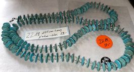 Halskette Kokus / Glas  110 cm.L   (ZZ19)