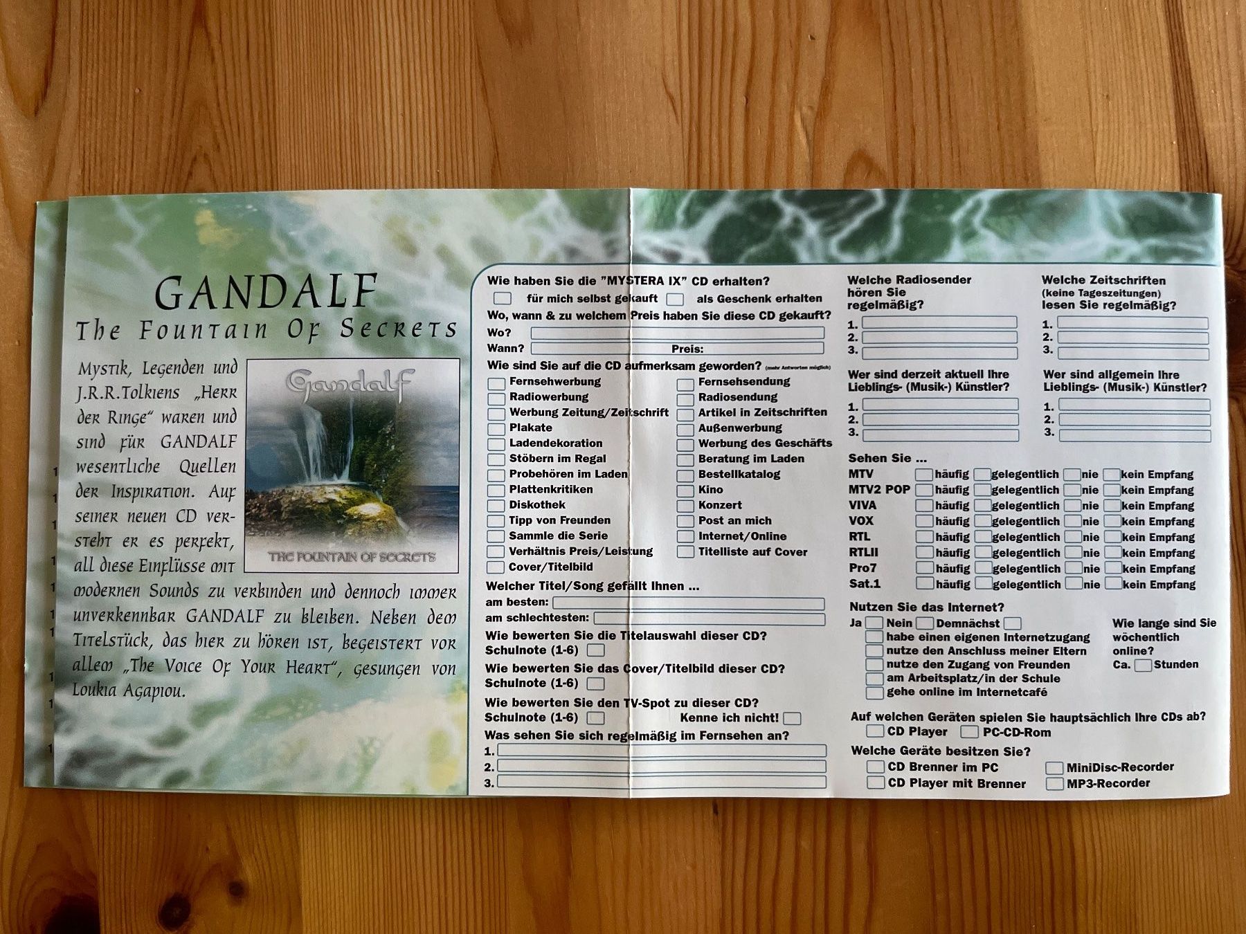 CDs: CD Mystera IX – D'occasion à Zürich par Gurkis 6