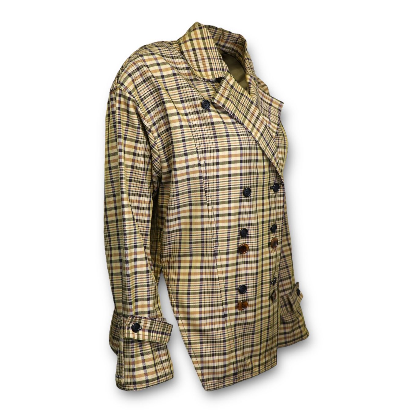 Celine Giacche: Céline Jacke braun kariert Gr. 40 – Usato da Binningen venduto da Designerlabels 1