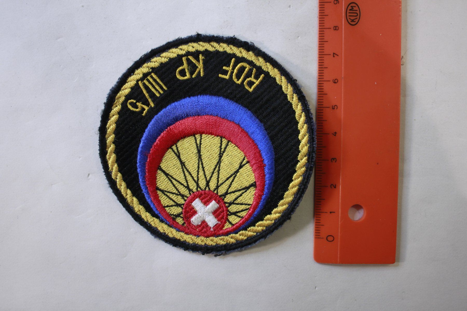 Schweizer Armee Placchette & Badge: rdf KP – Usato da La plaine venduto da 762
