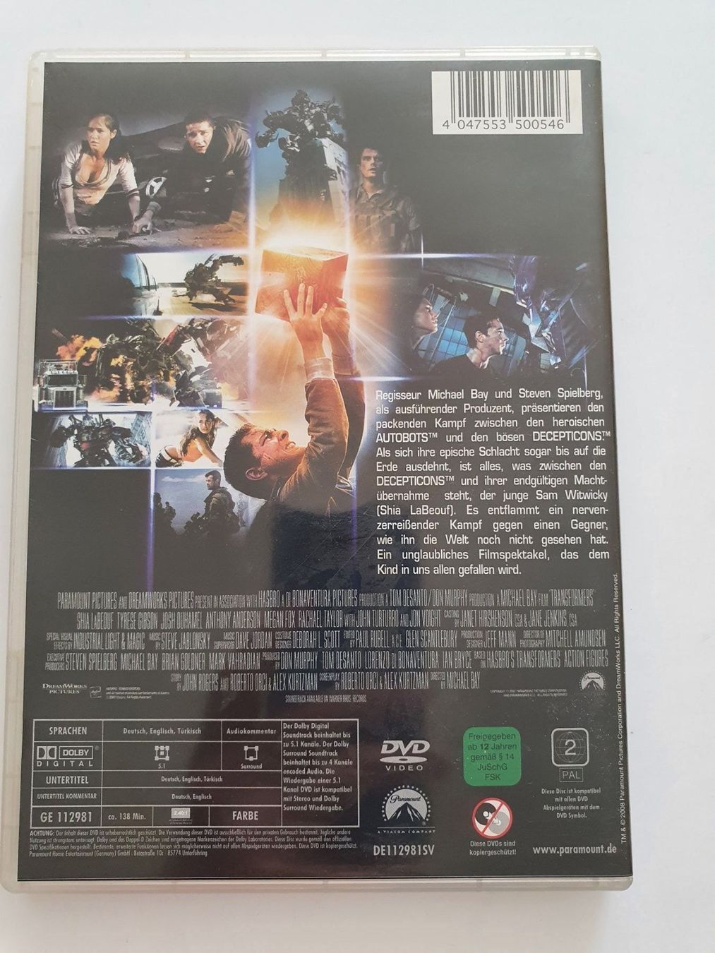 Tutti i DVDs: Transformers DVD – Usato da Oberdorf BL venduto da BaldenEagle 1
