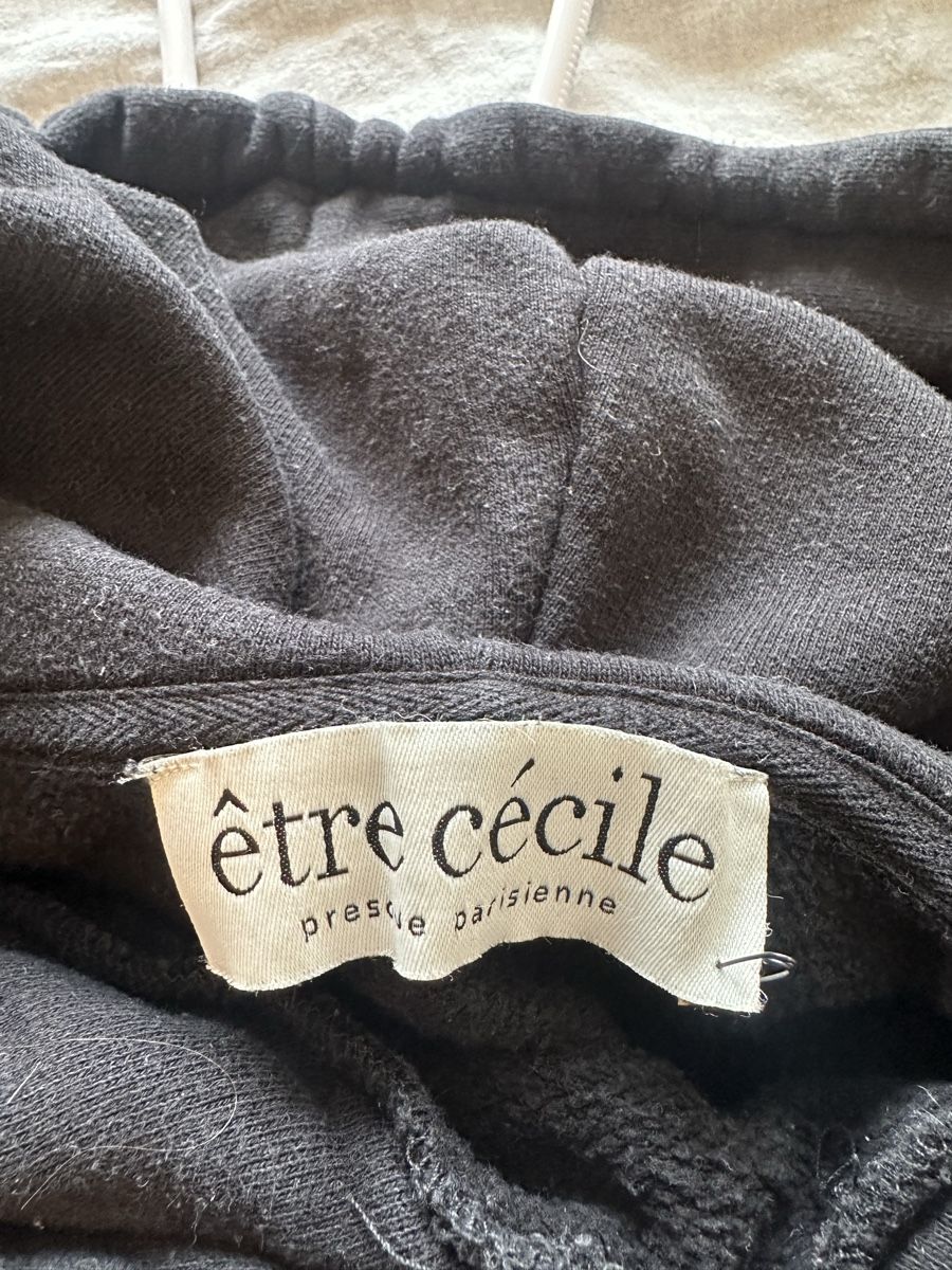 Maglioni & Felpe: être cécile Black Cotton Hoodie – Usato da Zürich venduto da juz_2t2j 4