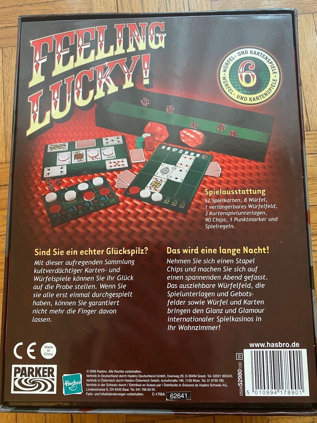 Parker Giochi: Feeling Lucky - Das Casinospiel – Nuovo e nell'imballaggio originale da Zürich venduto da Gabiii 2