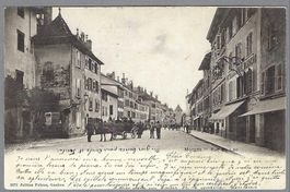 1901, MORGES, RUE DU LAC, ANIMÉE