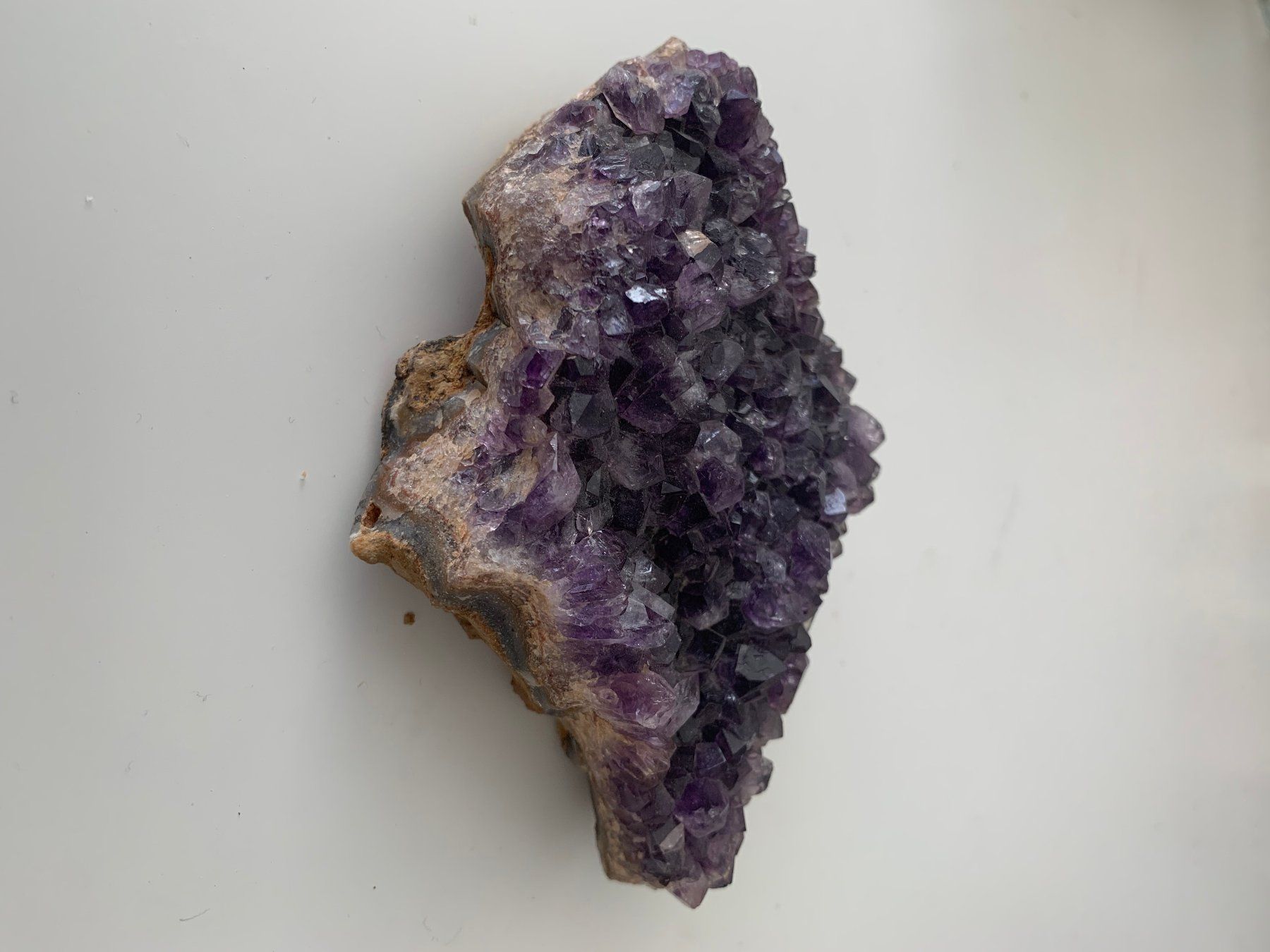 Minerali & Pietre curative: Amethyst-Druse / Cluster dunkelviolett – Usato da Ostermundigen venduto da pas_x9nv 3