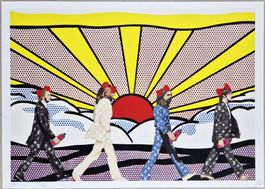 Death NYC Pop Druck "  Lichtenstein Vuitton Beatles in Japan