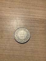 2 Schweizer Franken Silber Münze Jahrgang 1957