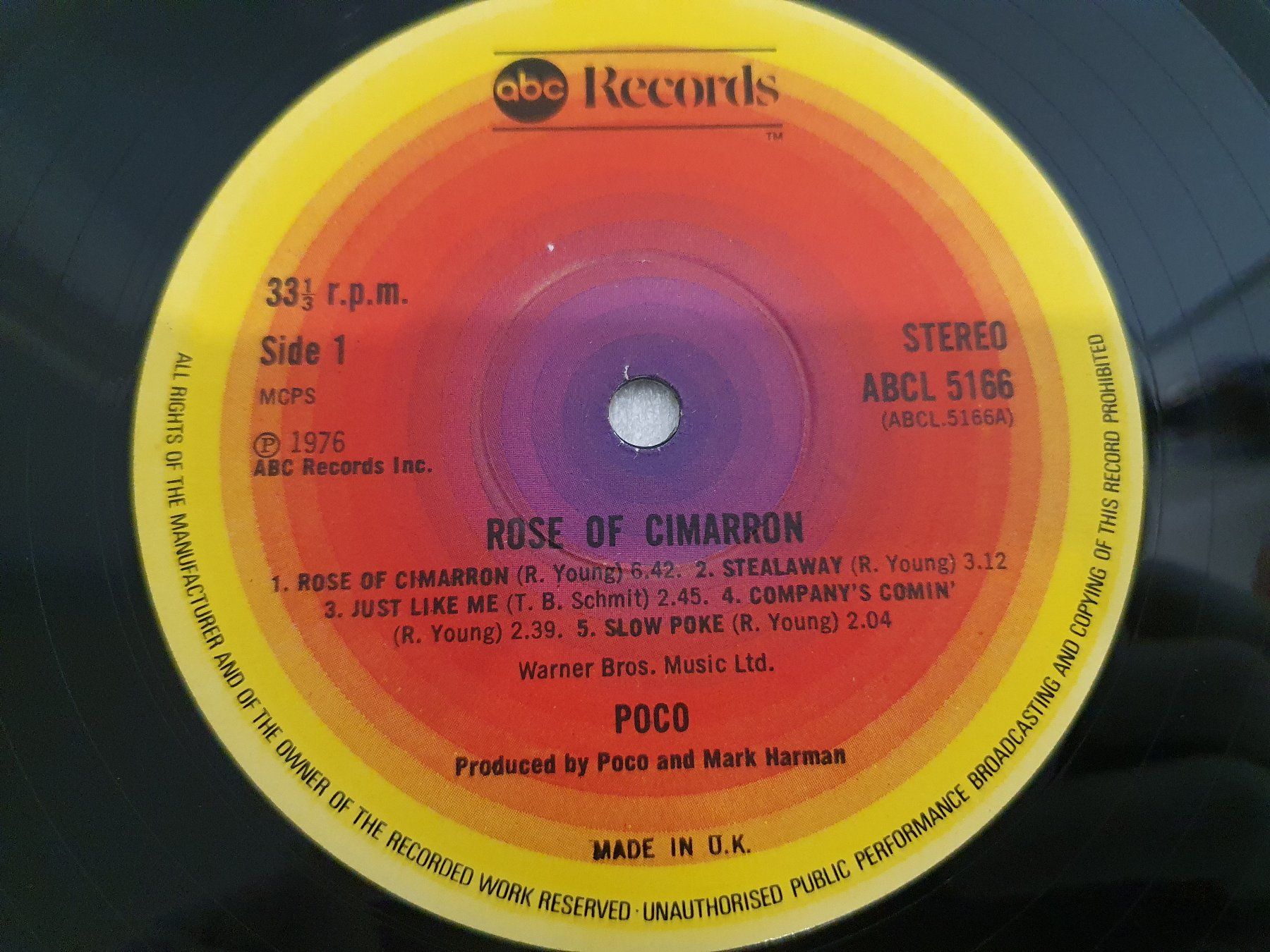 Schallplatten: Poco – Rose Of Cimarron – Gebraucht aus Uster von Vinyl-Leidenschaft 4
