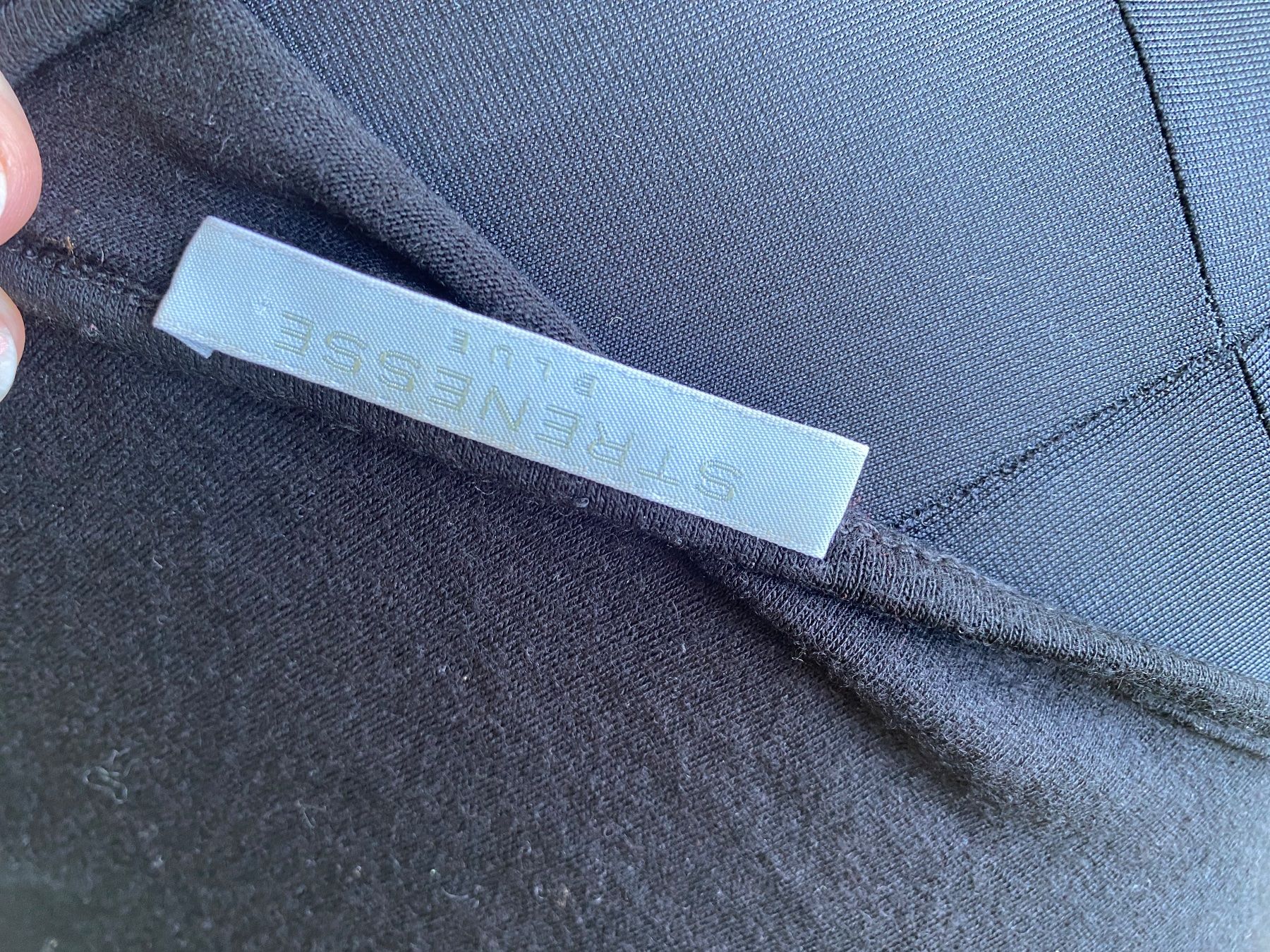 Vestiti: Schwarzes Kleid kurzarm Gabriele Strehle – Usato da Zürich venduto da JDB_Vintage 3