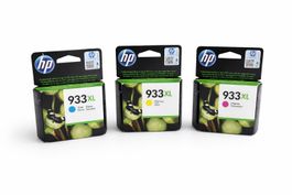 HP 933XL Druckerpatronen Set Cyan Gelb Magenta Original