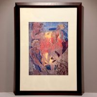 Hans ERNI – Jeux Olympiques 1983 Impression d'art offset