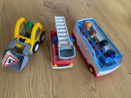 SET Playmobil 123 ***3x Fahrzeuge, Wert über 100.-***