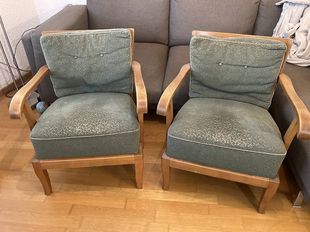 Divani: Vintage Kombo: Sofa und 2 x Sessel – Usato da Zürich venduto da max_8ny8 1