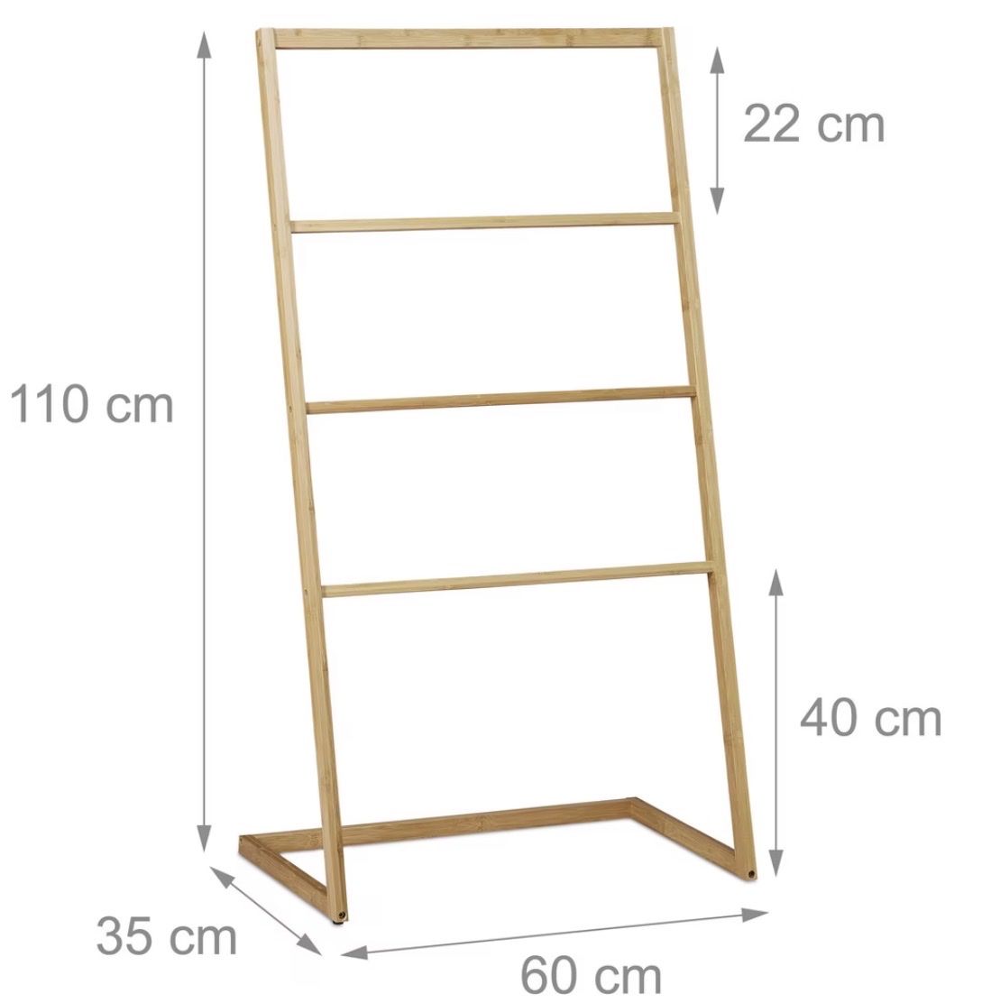 Portasciugamani: Handtuchhalter Handtuchleiter Holz – Usato da Lenzburg venduto da Shyra1 1