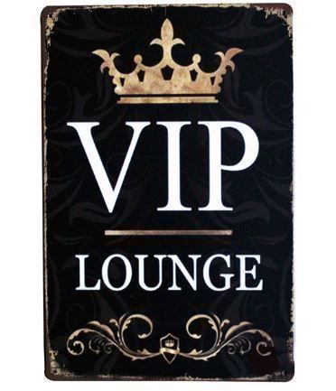Insegne: Blechschild - VIP Lounge – Nuovo e nell'imballaggio originale da Buchs SG venduto da Skullep 1