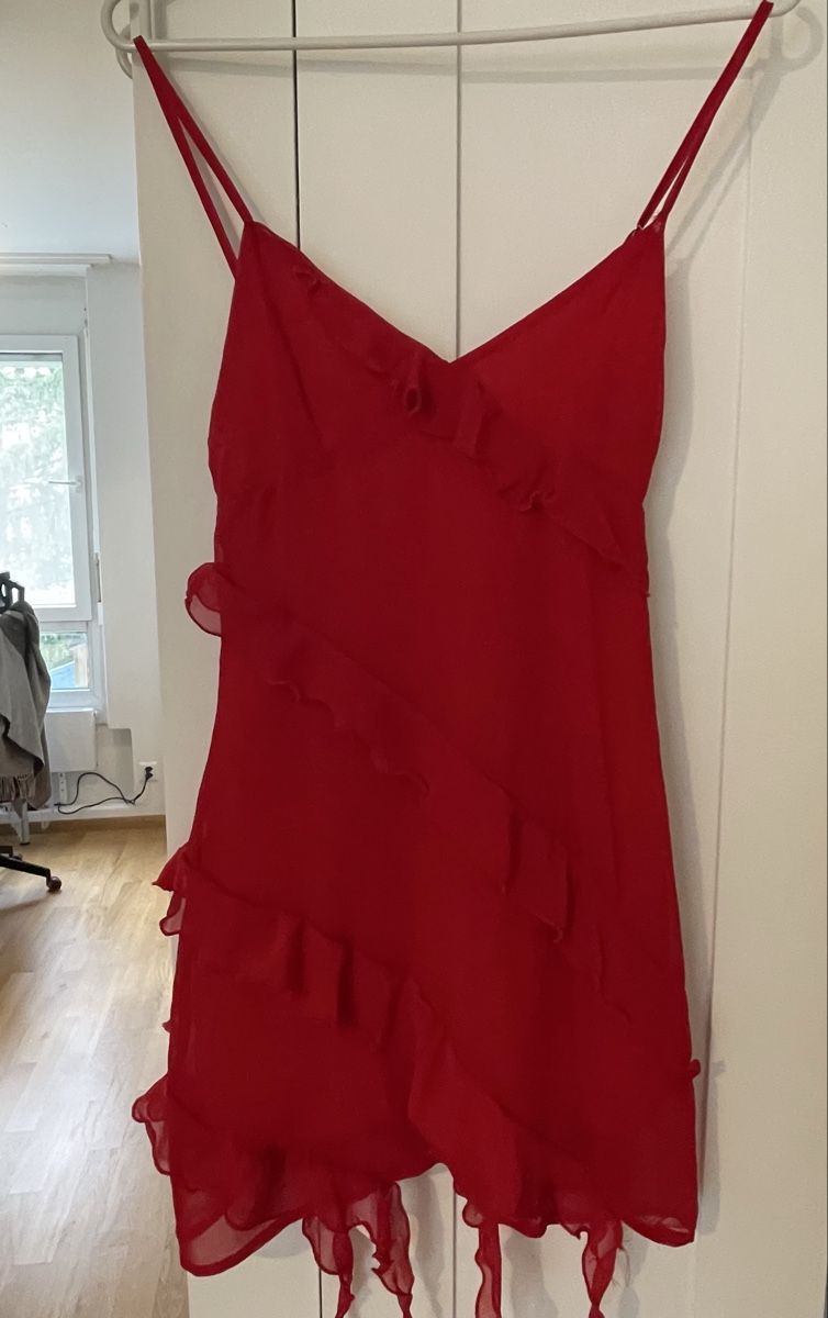 Pull&Bear Vestiti: PULL&BEAR red dress – Usato da Bern venduto da adr_62mn