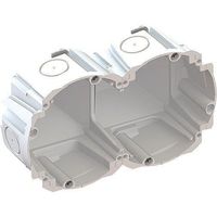 Hohlwanddose AGRO Quickbox H1 2×1 Ø83mm, weiss