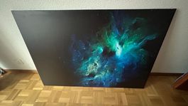 Tableau galaxie nébuleuse photo, décor mural 120x80cm